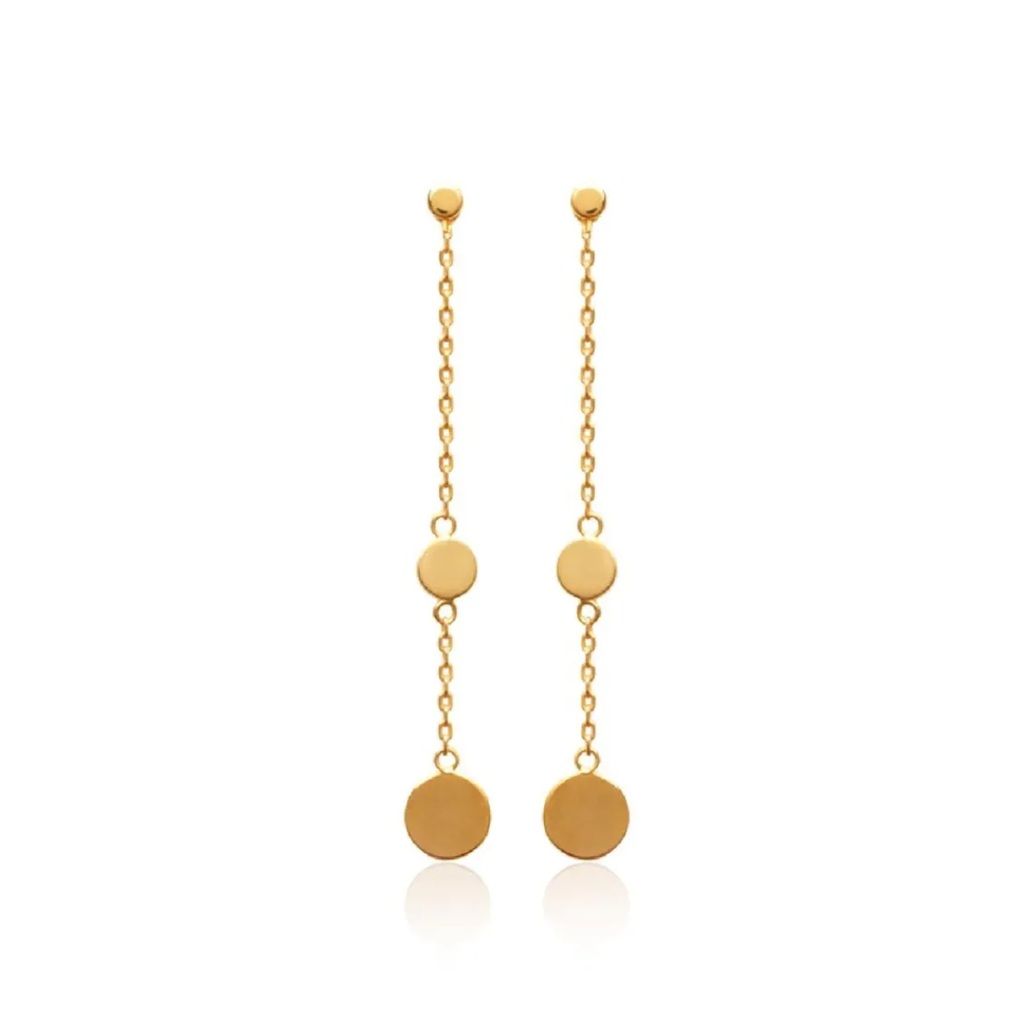 Maison de la Bijouterie Boucle d'oreilles Pendantes femme plaqué or - Y54UW00 | Femme Boucles D'Oreilles