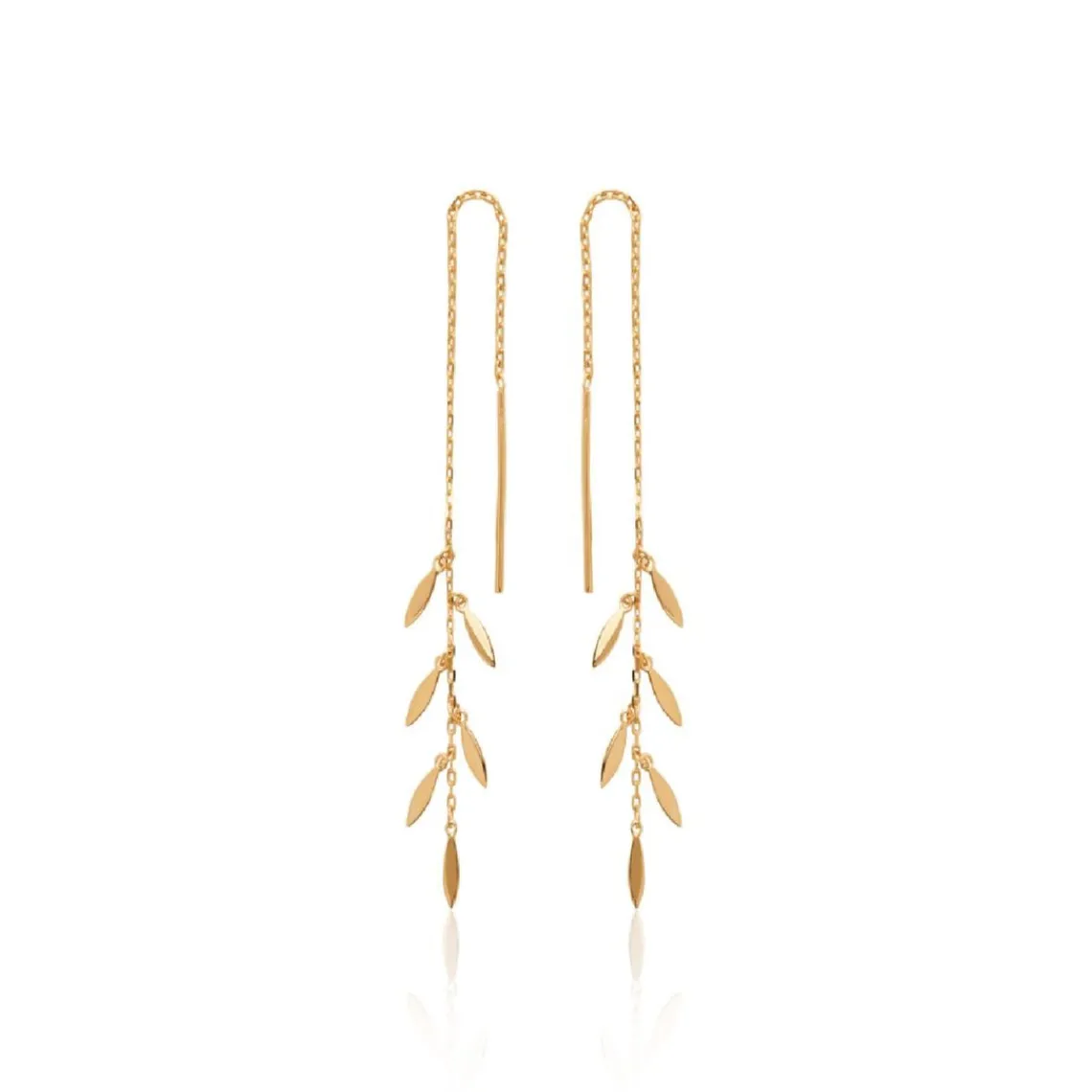 Maison de la Bijouterie Boucle d'oreilles Pendantes femme plaqué or - Y545V00 | Femme Boucles D'Oreilles