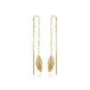 Maison de la Bijouterie Boucle d'oreilles Pendantes femme plaqué or - Y5YV600 | Femme Boucles D'Oreilles