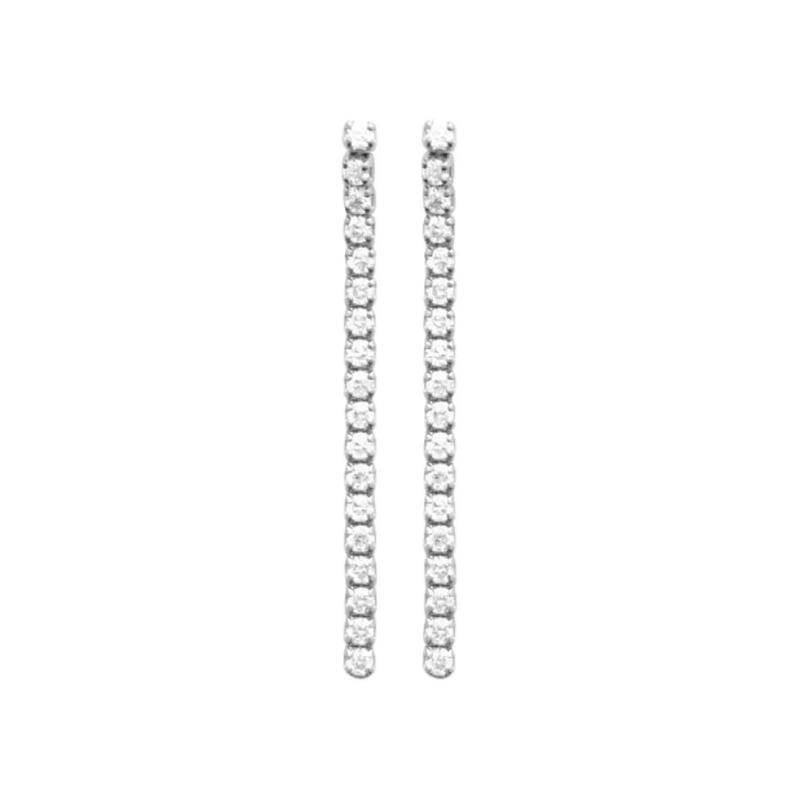 Maison de la Bijouterie Boucle d'oreilles Pendantes femme argent rhodié - Z5564Z0 | Femme Boucles D'Oreilles