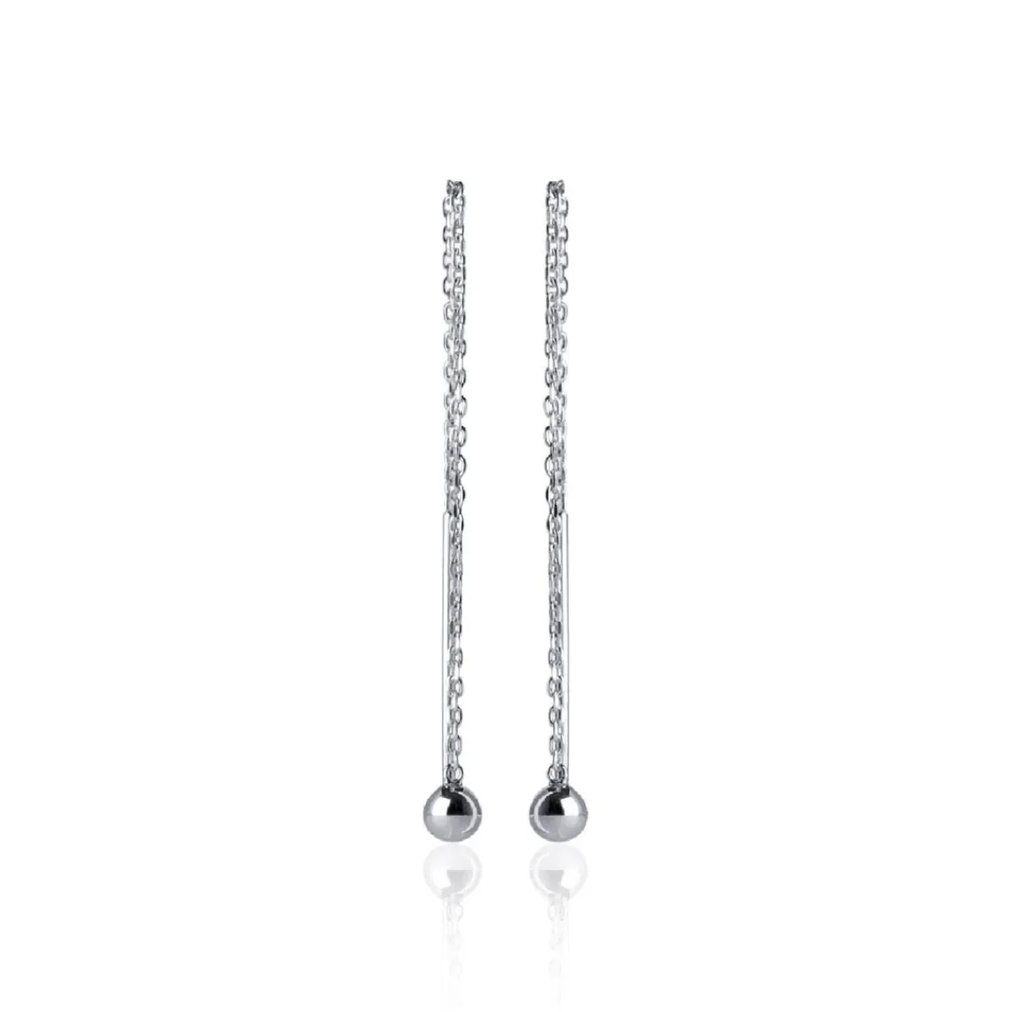 Maison de la Bijouterie Boucle d'oreilles Pendantes femme argent rhodié - W5Z3500 | Femme Boucles D'Oreilles