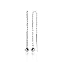 Maison de la Bijouterie Boucle d'oreilles Pendantes femme argent rhodié - W5Z3500 | Femme Boucles D'Oreilles