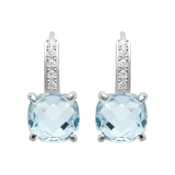 Maison de la Bijouterie Boucles d'oreille femme argent rhodié - Z550U60 | Femme Boucles D'Oreilles