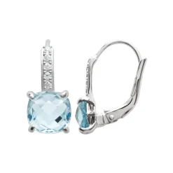 Maison de la Bijouterie Boucles d'oreille femme argent rhodié - Z550U60 | Femme Boucles D'Oreilles