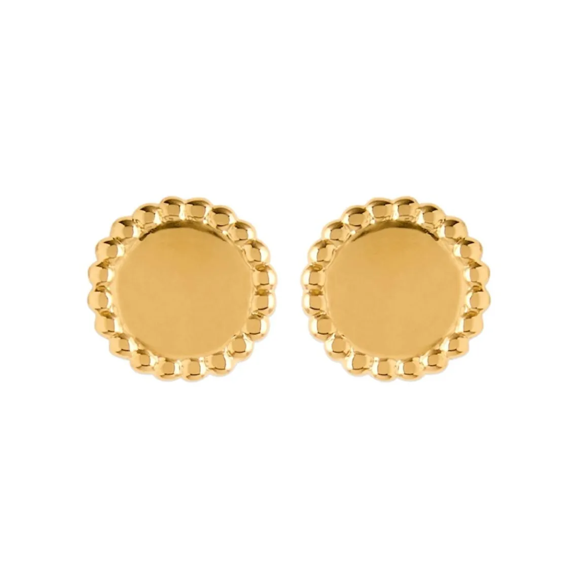 Maison de la Bijouterie Boucles d'oreille femme plaqué or - Y55W300 | Femme Boucles D'Oreilles