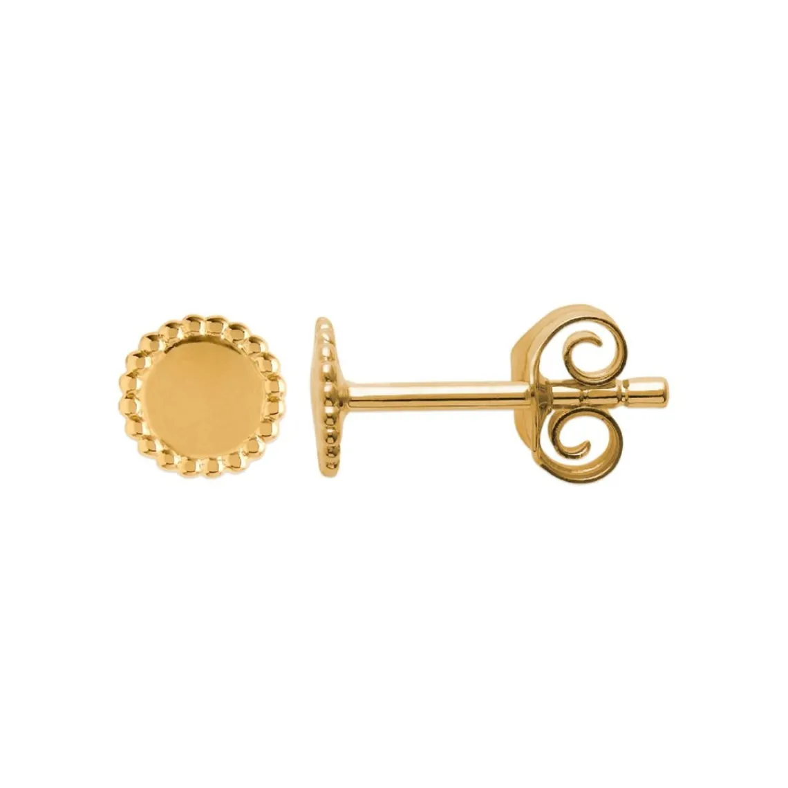 Maison de la Bijouterie Boucles d'oreille femme plaqué or - Y55W300 | Femme Boucles D'Oreilles