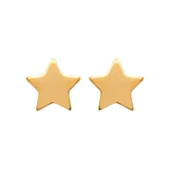 Maison de la Bijouterie Boucles d'oreille femme plaqué or etoile 5 branches - Y44Z0 | Femme Boucles D'Oreilles