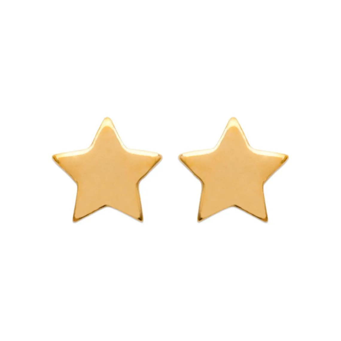 Maison de la Bijouterie Boucles d'oreille femme plaqué or etoile 5 branches - Y44Z0 | Femme Boucles D'Oreilles