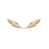 Maison de la Bijouterie Boucles d'oreille femme plaqué or blanc serti griffe - Y5YVWZZ | Femme Boucles D'Oreilles