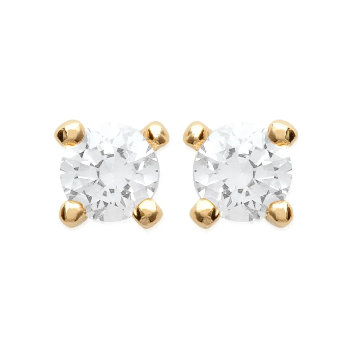Maison de la Bijouterie Boucles d'oreille femme plaqué or - Y5055Z03 | Femme Boucles D'Oreilles
