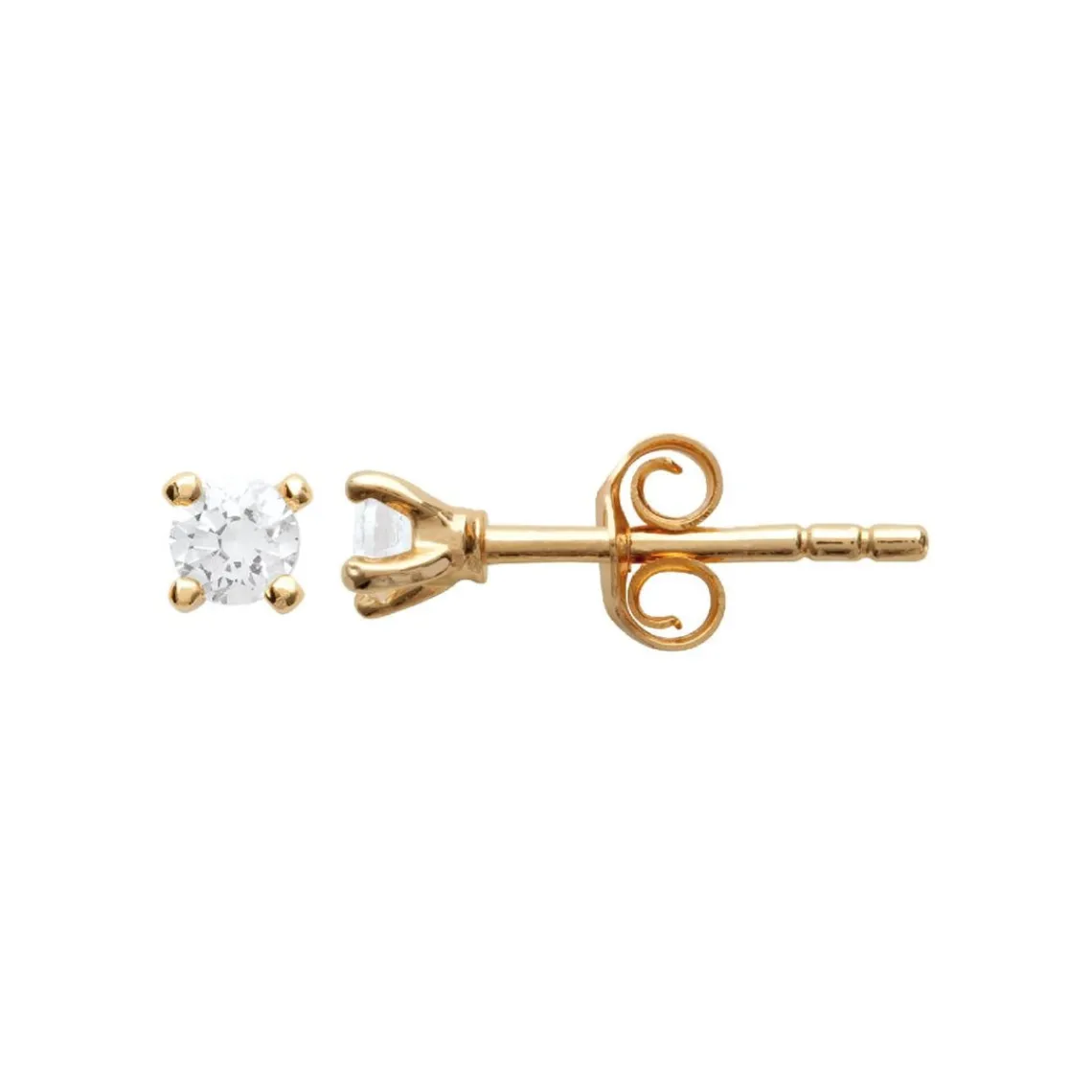 Maison de la Bijouterie Boucles d'oreille femme plaqué or - Y5055Z03 | Femme Boucles D'Oreilles