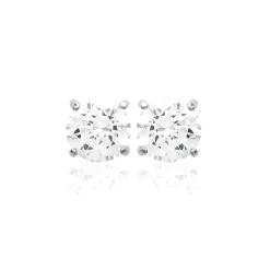 Maison de la Bijouterie Boucles d'oreille mixte argent rhodié - Z5055Z05 | Femme Boucles D'Oreilles