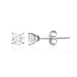 Maison de la Bijouterie Boucles d'oreille mixte argent rhodié - Z5055Z05 | Femme Boucles D'Oreilles