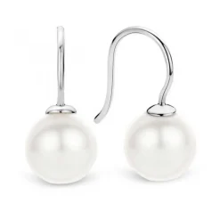 Ti Sento Boucles d'oreille Pearl white 10 mm 7548PW | Femme Boucles D'Oreilles