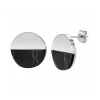 Angèle M Bijoux Boucles d'oreilles Angèle M B2423-ARGENT - Acier Argent | Femme Boucles D'Oreilles