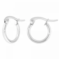 Angèle M Bijoux Boucles d'oreilles Angèle M - B2398-ARGENT Acier Argent | Femme Boucles D'Oreilles