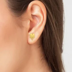 Angèle M Bijoux Boucles d'oreilles Angèle M B2327-DORE - Acier Doré | Femme Boucles D'Oreilles