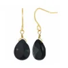 Angèle M Bijoux Boucles d'oreilles Angèle M - B2499-NOIR Acier Doré | Femme Boucles D'Oreilles