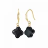 Angèle M Bijoux Boucles d'oreilles Angèle M - B2482-NOIR Métal Doré | Femme Boucles D'Oreilles