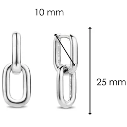 Ti Sento Boucles d'oreilles Anneaux femme Bijoux - Wonders of past and future | Femme Boucles D'Oreilles|Bague