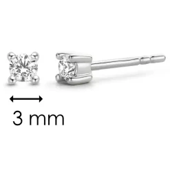 Ti Sento Boucles d'oreilles clou Oxyde femme Bijoux - Wonders of past and future | Femme Boucles D'Oreilles|Bague