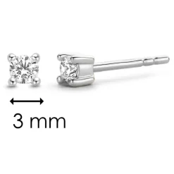 Ti Sento Boucles d'oreilles clou Oxyde femme Bijoux - Wonders of past and future | Femme Boucles D'Oreilles|Bague