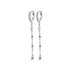 Maison de la Bijouterie Boucles d'oreilles créoles argent fantaisie 10mm Z64Z4Z0 | Femme Boucles D'Oreilles