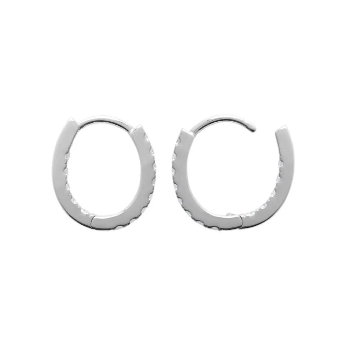 Maison de la Bijouterie Boucles d'oreilles créoles argent fantaisie 14mm Z6Y36Z0 | Femme Boucles D'Oreilles