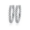Maison de la Bijouterie Boucles d'oreilles créoles argent fantaisie 19mm Z6Z33Z0 | Femme Boucles D'Oreilles