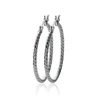 Maison de la Bijouterie Boucles d'oreilles créoles argent 30mm Z6ZZ330 | Femme Boucles D'Oreilles