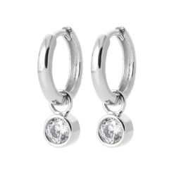 Maison de la Bijouterie Boucles d'oreilles créoles argent fantaisie 12mm Z640ZZ0 | Femme Boucles D'Oreilles