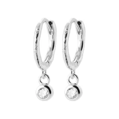 Maison de la Bijouterie Boucles d'oreilles créoles argent fantaisie 12mm Z63VVZ0 | Femme Boucles D'Oreilles