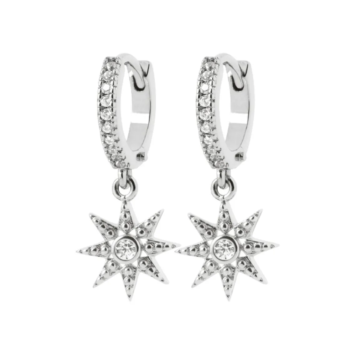 Maison de la Bijouterie Boucles d'oreilles créoles argent fantaisie 10mm Z63VYZ0 | Femme Boucles D'Oreilles