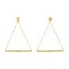 Diva Gioielli Boucles d'oreilles Ray 20103-006 - Argent Doré | Femme Boucles D'Oreilles