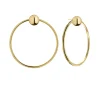 Diva Gioielli Boucles d'oreilles Eclisse 17743-006 - Argent Doré | Femme Boucles D'Oreilles