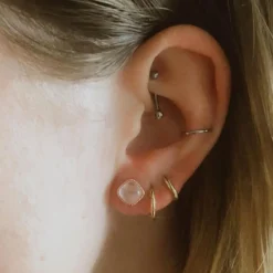 Kosma Paris Boucles d'oreilles Ella femme - Doré rose | Femme Boucles D'Oreilles