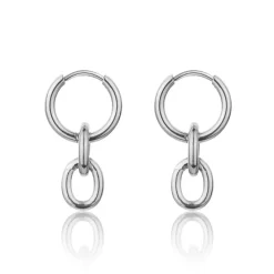 Emily Westwood Bijoux Boucles d'oreilles Emily Westwood EWE23155S - Acier Argenté | Femme Boucles D'Oreilles