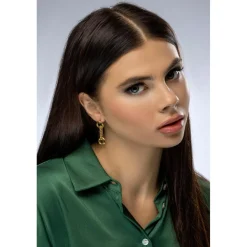 Emily Westwood Bijoux Boucles d'oreilles Emily Westwood EWE23126G - Acier Doré | Femme Boucles D'Oreilles