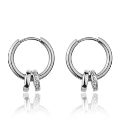 Emily Westwood Bijoux Boucles d'oreilles Emily Westwood EWE23123S - Acier Argenté | Femme Boucles D'Oreilles