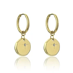 Emily Westwood Bijoux Boucles d'oreilles Emily Westwood EWE23119G - Acier Doré | Femme Boucles D'Oreilles