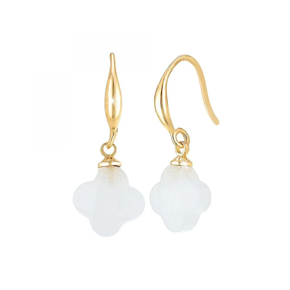 Angèle M Bijoux Boucles d'oreilles Femme Angèle M B2482-BLANC | Femme Boucles D'Oreilles