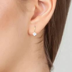 Angèle M Bijoux Boucles d'oreilles Femme Angèle M B2482-BLANC | Femme Boucles D'Oreilles