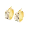Edforce Boucles d'oreilles Femme 195-0292-E - Acier Doré | Femme Boucles D'Oreilles