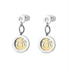 Edforce Boucles d'oreilles Femme 23-0022-E - Acier Argenté | Femme Boucles D'Oreilles