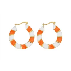 Edforce Boucles d'oreilles Femme 280-0033-E - Acier Doré | Femme Boucles D'Oreilles