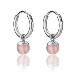 Emily Westwood Bijoux Boucles d’oreilles Femme Emily Westwood WE1202S - Acier Argent Rose | Femme Boucles D'Oreilles
