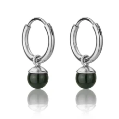 Emily Westwood Bijoux Boucles d’oreilles Femme - WE1201S Acier Argent Noir | Femme Boucles D'Oreilles
