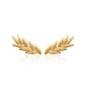Maison de la Bijouterie Boucles d'oreilles femme Epis plaqué or - Y554V00 | Femme Boucles D'Oreilles