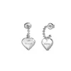 Guess Bijoux Boucles d'oreilles Femme - JUBE02234JWRH FALLING IN LOVE Acier Argent | Femme Boucles D'Oreilles