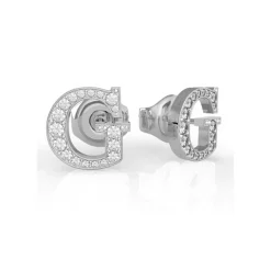 Guess Bijoux Boucles d'oreilles Femme - JUBE02170JWRH STUDS PARTY Acier Argent | Femme Boucles D'Oreilles